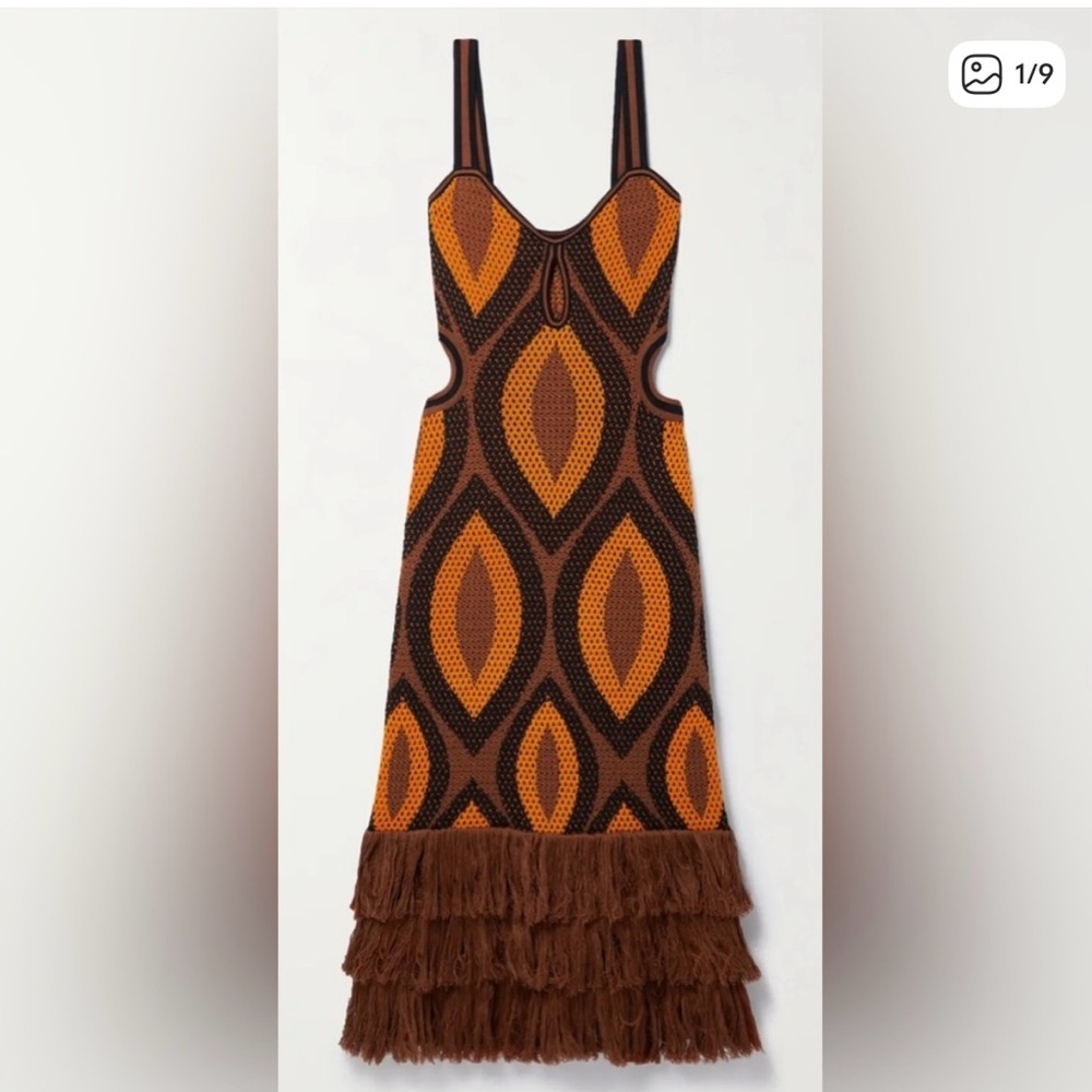ISO Johanna Ortiz Cultural Roots Fringed Dress